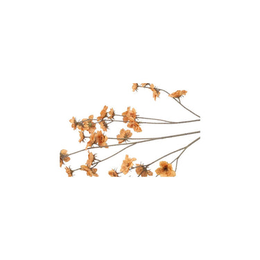 Countryfield kunstbloem zinnia licht bruin h108cm
