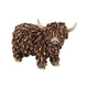 Countryfield schotse hooglande dorkas s bruin polystone 18x8,5x13cm