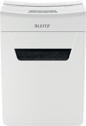 Leitz iq protect premium 6m ultrastille papierversnipperaar - p5 snippers - tot 6 vel - 18l - wit