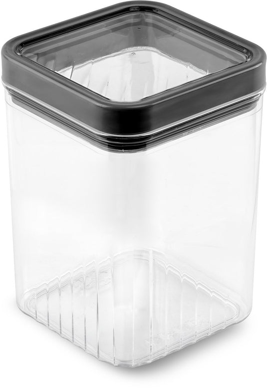 Curver kara voorraadbus - 1,2l - 10,7x10,7x16,4cm - antraciet