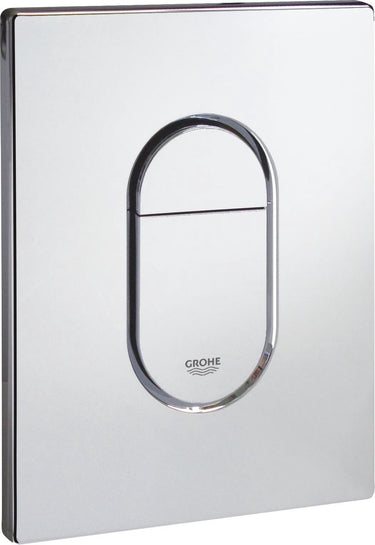 Grohe arena cosmopolitan bedieningspaneel toilet - dual flush - kunststof - chroom