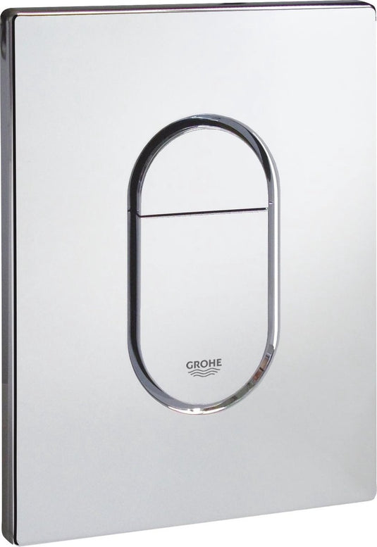 Grohe arena cosmopolitan bedieningspaneel toilet - dual flush - kunststof - chroom