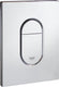 Grohe arena cosmopolitan bedieningspaneel toilet - dual flush - kunststof - chroom