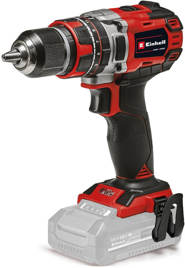 Einhell accu klopboor- schroefmachine tp-cd 18 50 li-i bl solo - power x-change - 18 v li-ion - met impactfunctie - 2 snelheden - 50 nm - koolborstelloze motor - excl. accu en lader
