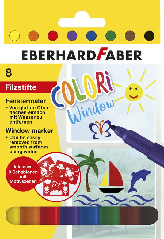 Eberhard faber raamstift - colori - 8 stuks - in kartonnen etui - ef-550022