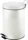 V-part - pedaalemmer 20 liter - steel - wit - prullenbak