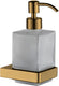 Plieger altea zeepdispenser – wandmontage – geborsteld goud