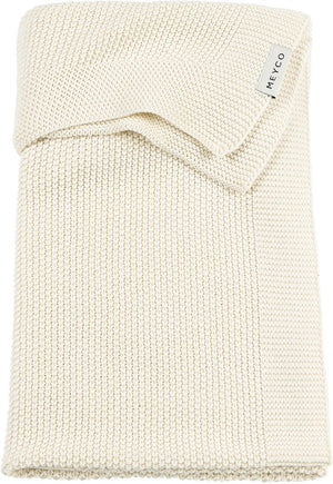 Meyco baby mini relief wiegdeken - natural - 75x100cm - 1.0 tog