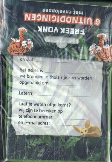 Interstat uitnodiging freek vonk 2 | 6 stuks