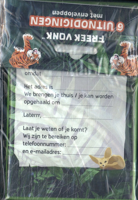 Interstat uitnodiging freek vonk 2 | 6 stuks