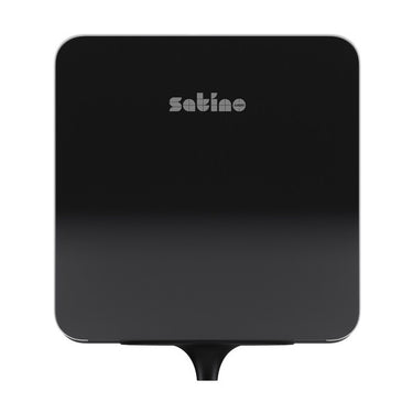 Satino poetsroldispenser midi centerfeed zwart (1 stuk)