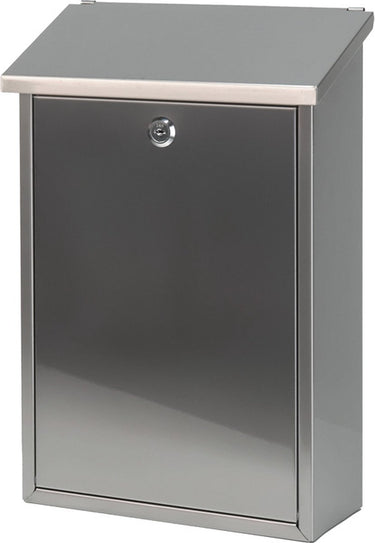 V-part - wandbrievenbus toledon - stainless steel - mat rvs - brievenbus