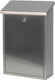 V-part - wandbrievenbus toledon - stainless steel - mat rvs - brievenbus