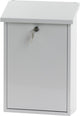V-part - wandbrievenbus toledon - galvanized steel powder coated - wit - brievenbus