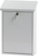 V-part - wandbrievenbus toledon - galvanized steel powder coated - wit - brievenbus