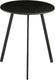 Mica decorations seatle bijzettafel voor buiten - salontafel rond - plantentafel en koffietafel - h45 x d38 cm - ijzer - zwart