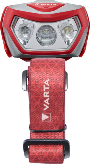 Varta hoofdlamp outdoor sports h20 pro - rood
