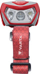 Varta hoofdlamp outdoor sports h20 pro - rood