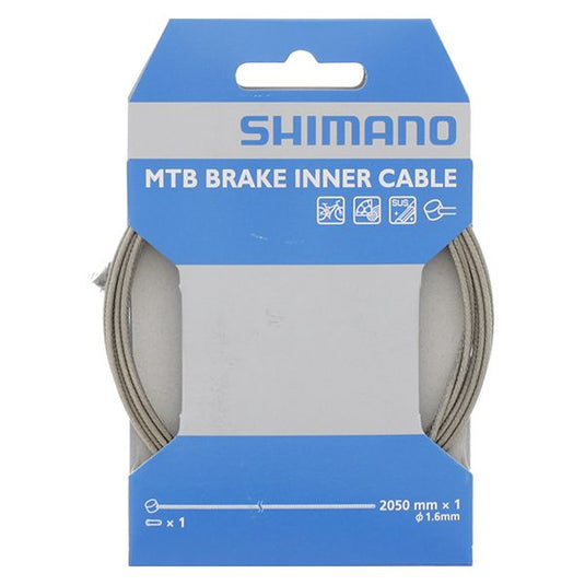 Shimano mtb stainless steel sus brake inner cable 1.6mm x 2050mm