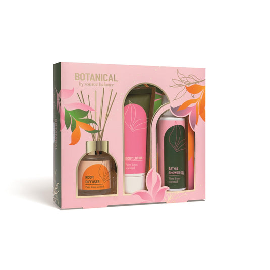 Source balance botanicals bad giftset box diffuser