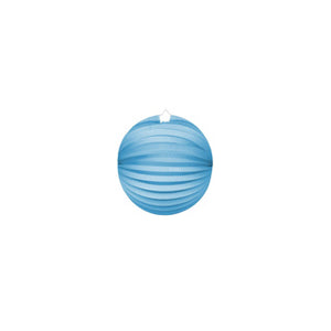 Lampion lichtblauw rond | 2 stuks