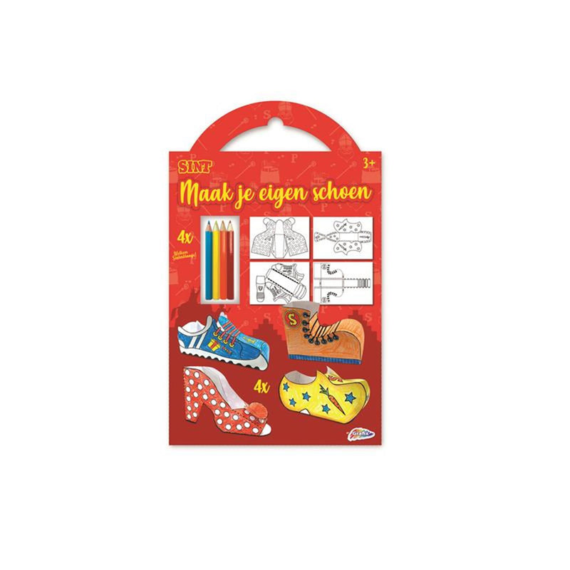 Load image into Gallery viewer, Grafix sint knutselset - maak je eigen schoen
