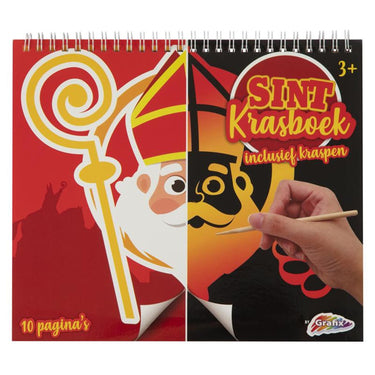 Grafix sint krasboek maak de tekening af