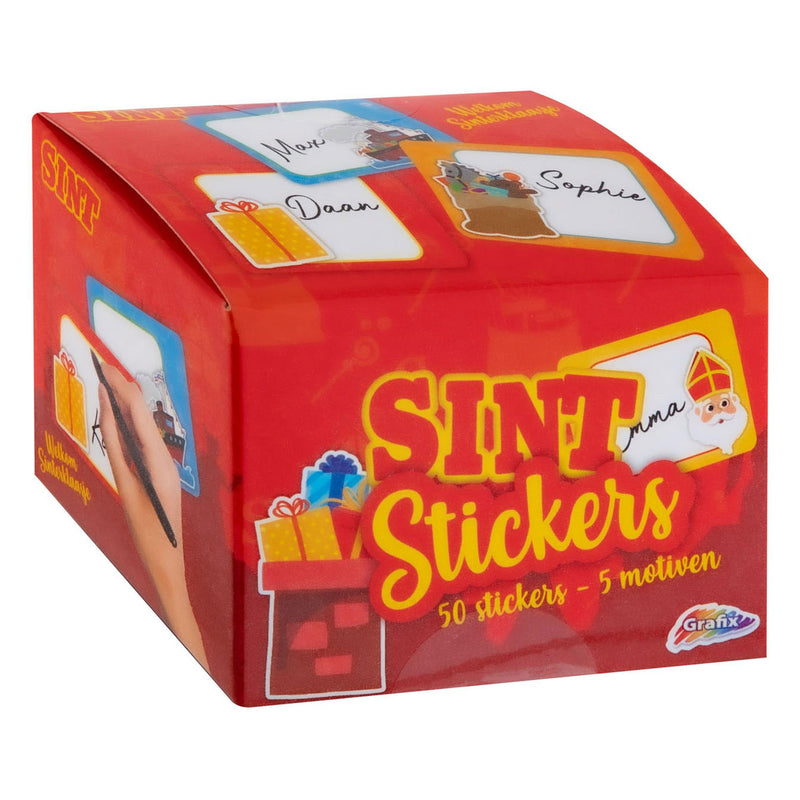 Load image into Gallery viewer, Grafix sinterklaas stickers 50 stuks
