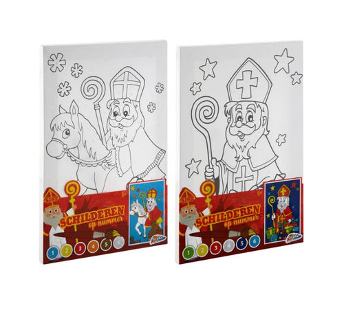 Sinterklaas Canvas Schilderen Op Nummer
