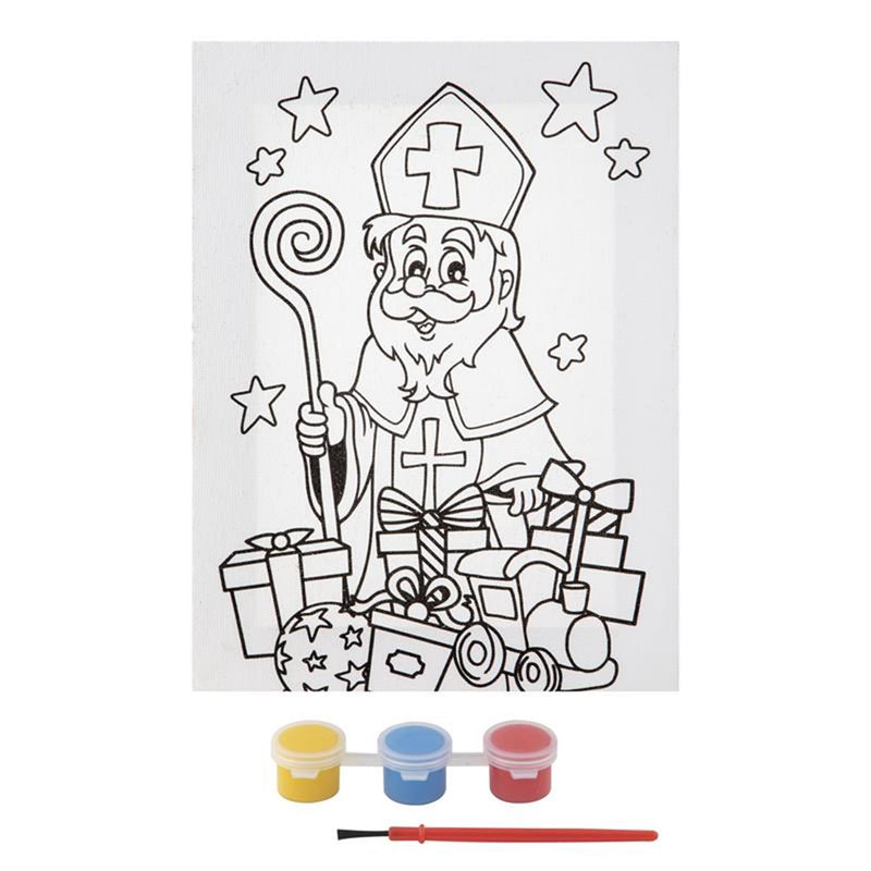 Load image into Gallery viewer, Canvas Schilderij Sinterklaas
