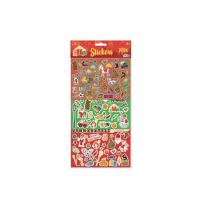 Grafix sint stickerset 200-delig 30x17cm