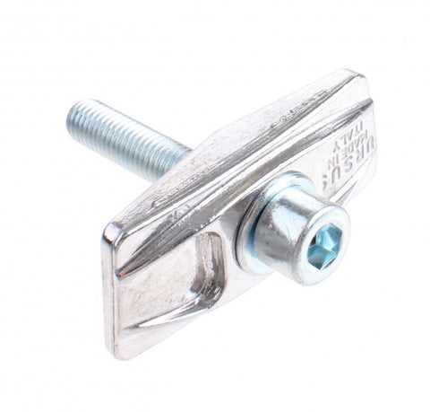 aluminum plate with Allen screw M10x60 silver