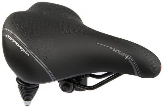 Saddle Selle Bassano Volare XXL double spring - black