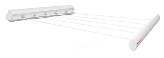Leifheit wanddroogrek rollfix 210 longline - 21 m drooglengte - ophangbaar - wit