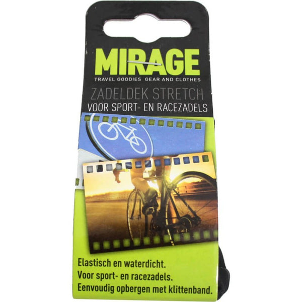 saddle pad mirage sport/race - stretch nylon - black