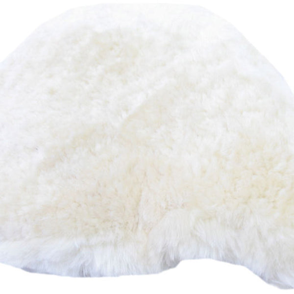 saddle pad sheepskin 27 cm beige