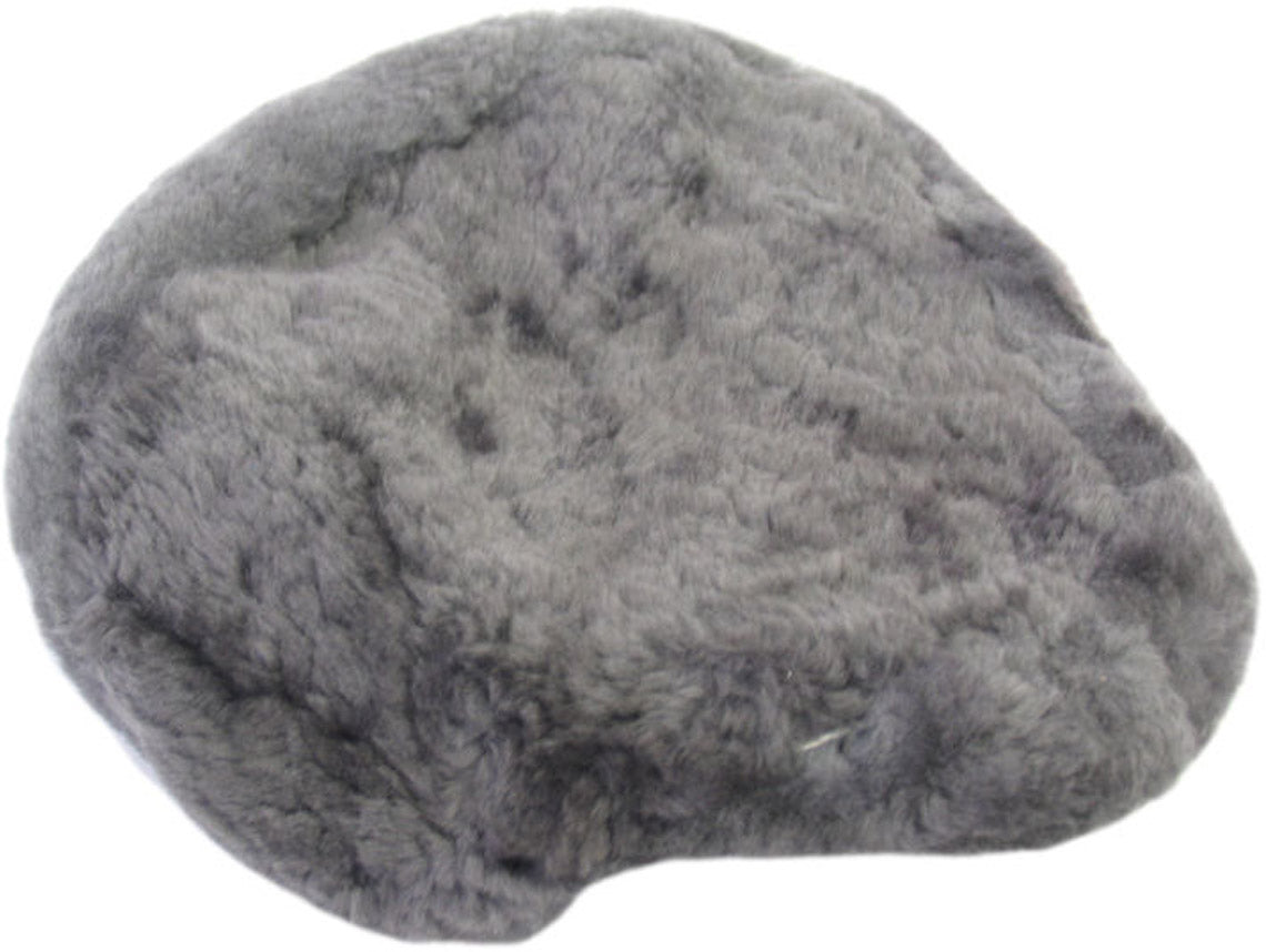 saddle pad skirt sheepskin 24 cm gray