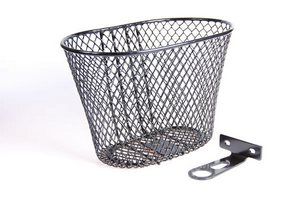 children's bicycle basket 26 x 18 x 18 cm steel black