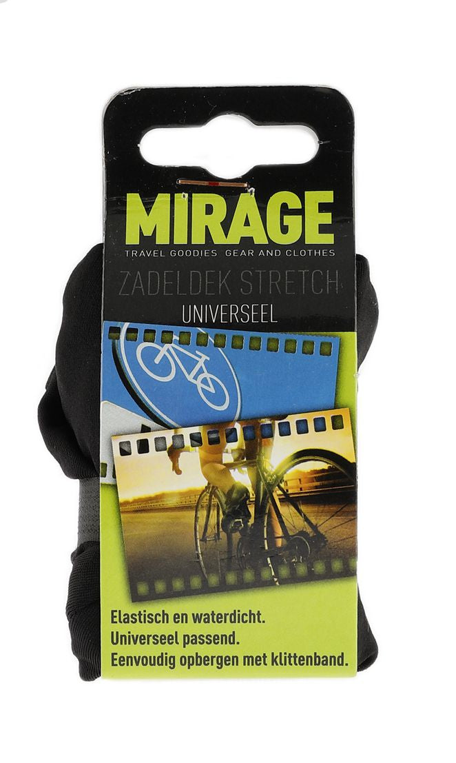 Load image into Gallery viewer, Zadeldek Mirage universeel - stretch nylon - zwart

