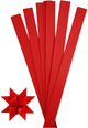 Creativ company vlechtstroken - papierstroken - diy hobby decoratie - rood - afmetingen 73x11,5 cm - breedte 25 mm - set van 100