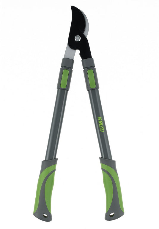 Kinzo telescopische snoeischaar 51-78cm – takkenschaar uitschuifbaar – snoeischaar met anti-kleeflaag – ergonomische heggenschaar – tuingereedschap