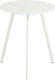 Mica decorations m seatle bijzettafel voor buiten - salontafel rond - plantentafel en koffietafel - h45 x d38 cm - ijzer - wit