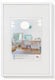 Walther new lifestyle - kunststof lijst - fotoformaat 29,7x42 cm (din a3) - wit
