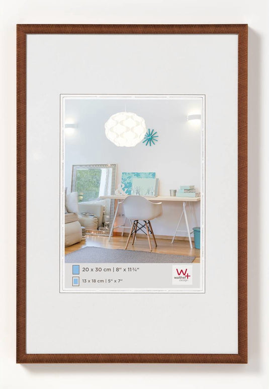 Walther new lifestyle - kunststof lijst - fotoformaat 50x60 cm - brons