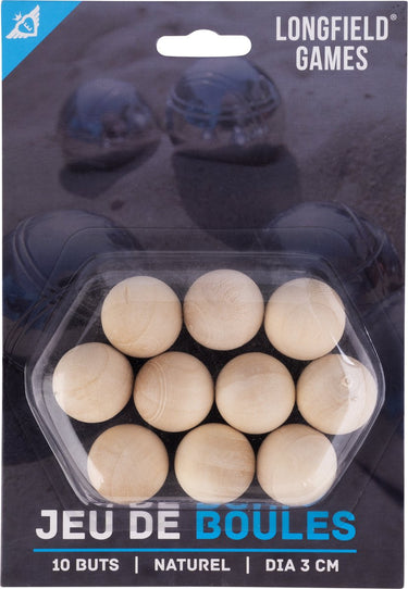 Engelhart houten jeu de boules buts, 10st.