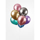 Chrome ballonnen assorti 10 stuks 30 cm | 6 stuks