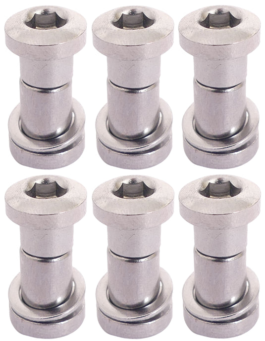Bofix zadelpenbout inbus 19 mm - chroom (6 stuks)