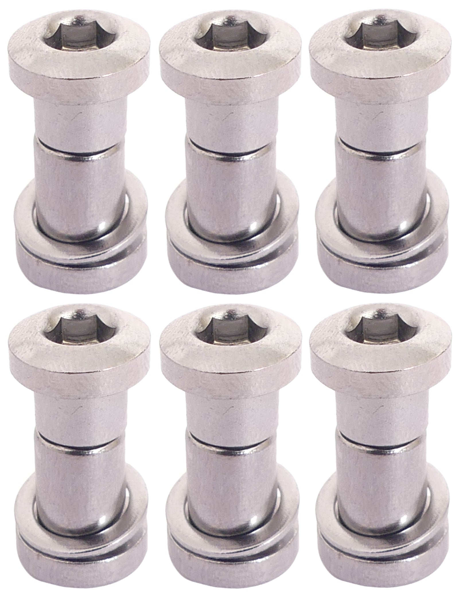 Seatpost bolt race hex M6-22 mm per 6 pieces