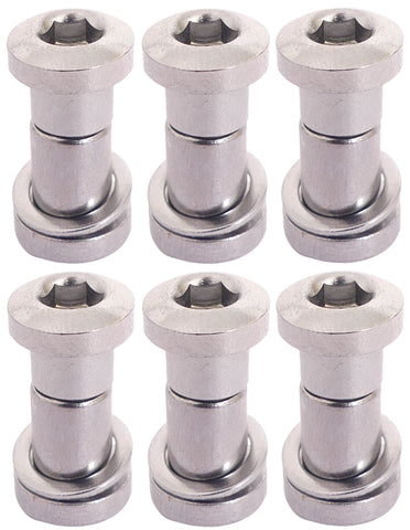 Seatpost bolt race hex M6-22 mm per 6 pieces