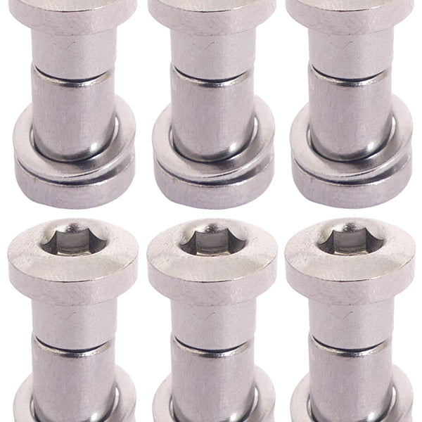 Seatpost bolt race hex M6-22 mm per 6 pieces